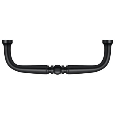Deltana PCT400U19 Wire Pull, Traditional, 4" in Paint Black