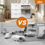 Armoire à chaussures 3 tiroirs et 2 petits tiroirs blancs