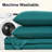 FISHDRU 7-Piece Green Quilt Sets, King