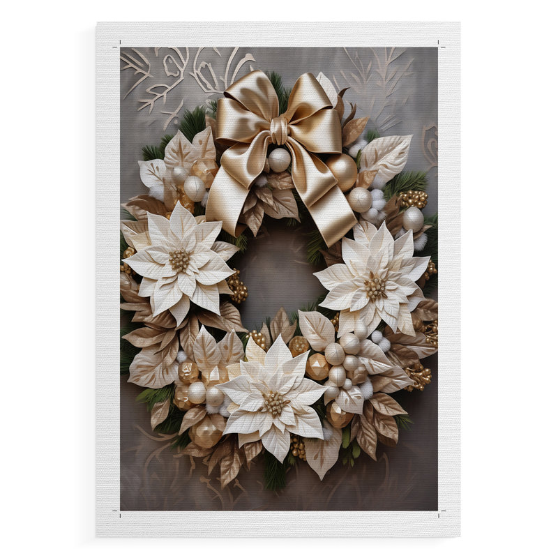 Christmas Holiday Art DCCVII - Impression sur toile seulement - NON CADRE, H 27 po x l 18 po