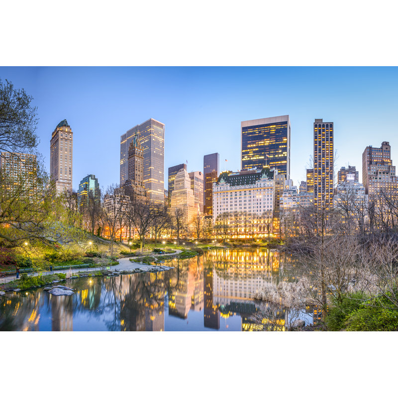 Central Park New York City by SeanPavonePhoto - Wrapped Canvas Print, 30cm H x 46cm W