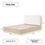Baxtor Walnut King Boucle Headboard Bed-1737118502-1718087119