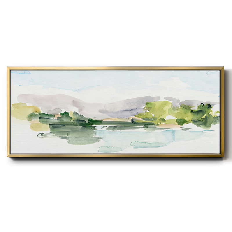 Tangerine Sunset II- Framed Canvas