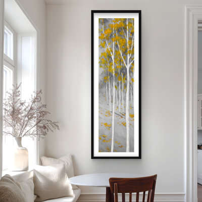 Birch Forest - Contemporary Landscapes Framed Print Decor