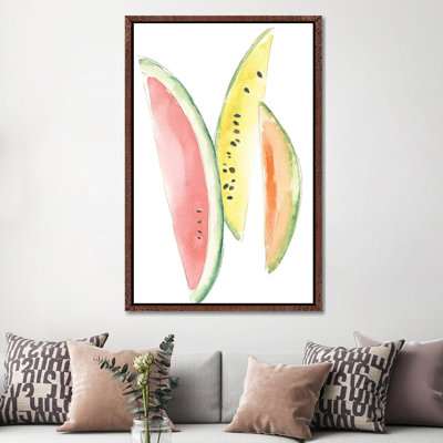 Melon Slices by Melissa Selmin - Print on Canvas