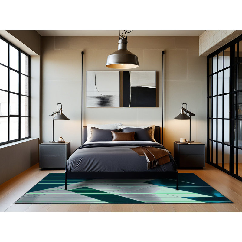 Quantum Ray Rug, Round 6'