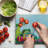 Ambesonne Cartoon Cutting Board Large Size Animals on Train Artwork Multicolor
