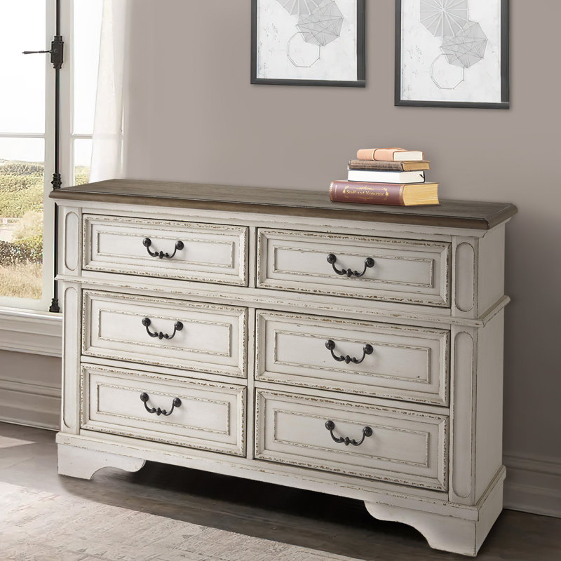 Commode double 6 tiroirs Fondulac