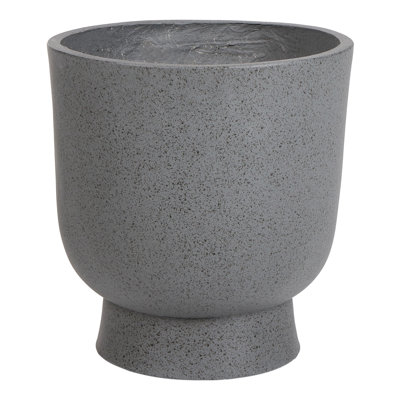 Plant Pot 36 x 39 cm Grey GINKGO