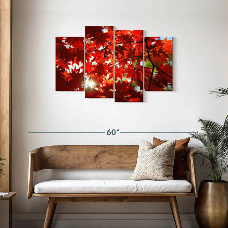 Alvord Maple Leaves, 27" H x 43" W
