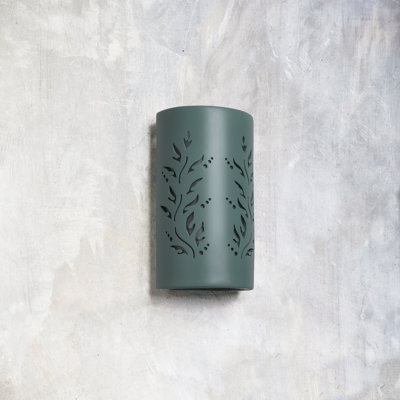 Ninamarie Ceramic Outdoor Wall Light, LED Bulb Included