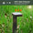 Powder Coated Finish Integrated LED Aluminium Pathway Light