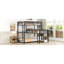 Mobilier de chambre à coucher moderne avec lit simple superposé en L