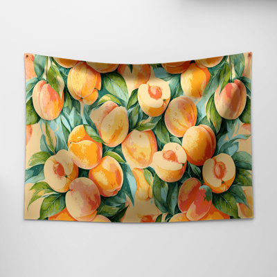 Tapisserie murale «Fruit abricot»