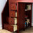 Brodie 8 Drawer Solid Wood Loft Bed with Shelves-123247101-125421346