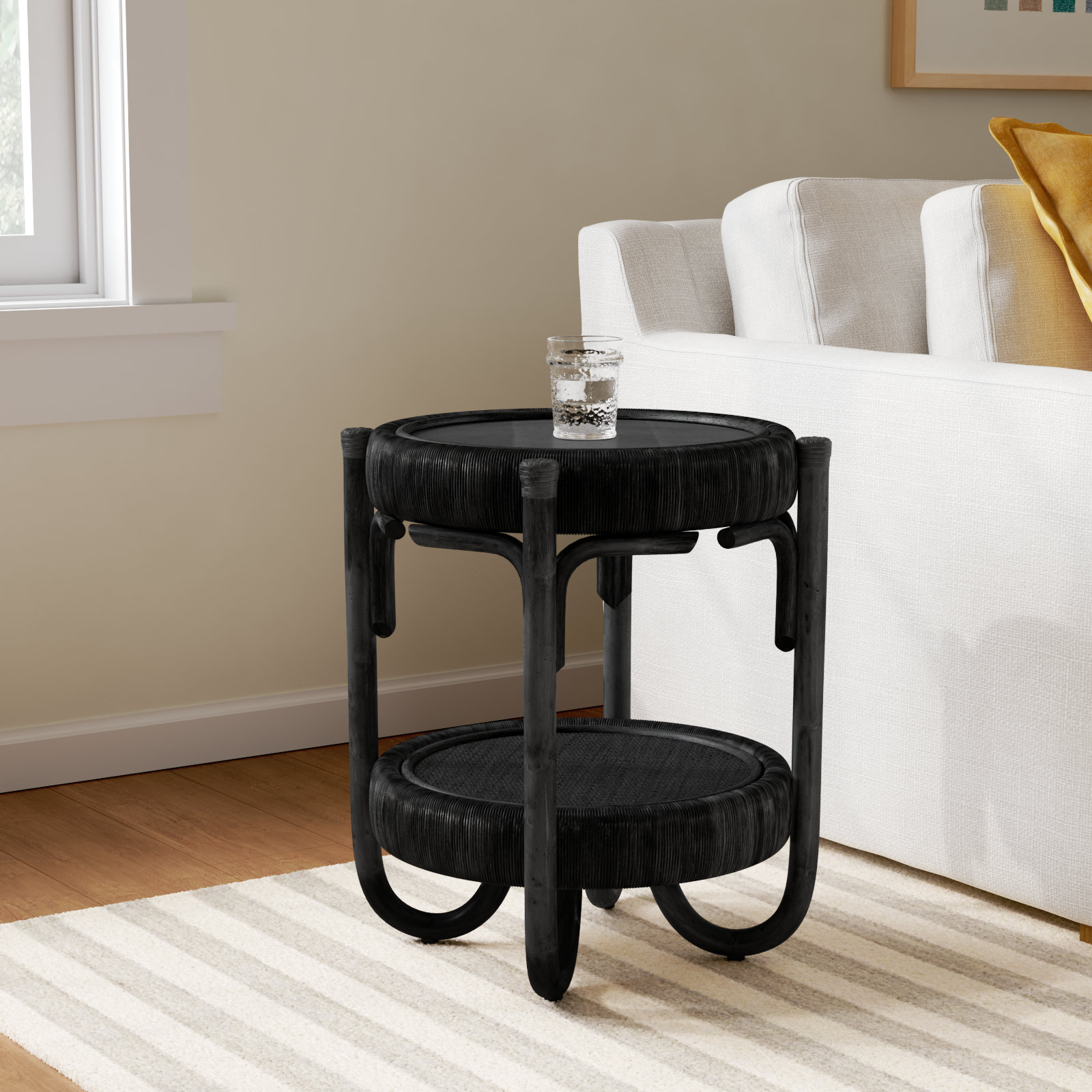 Hathaway End Table, Black