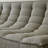Designer Waffle-Pattern Armless Sofa