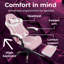 Racing Massage Computer Gaming Chair with Footrest-69583061