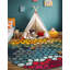 Tapis rose / jaune / bleu Jesusa-1657696051