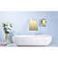 Robinet de salle de bain mural de couleur dorée - Grand bec cascade avec étincelle de contrôle précise