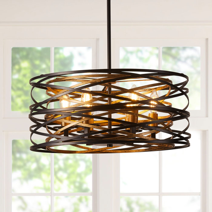 Curated visual reference: Wade Logan Ameal 6 Light Unique Design Adjustable Pendant Light Photo Inspiration