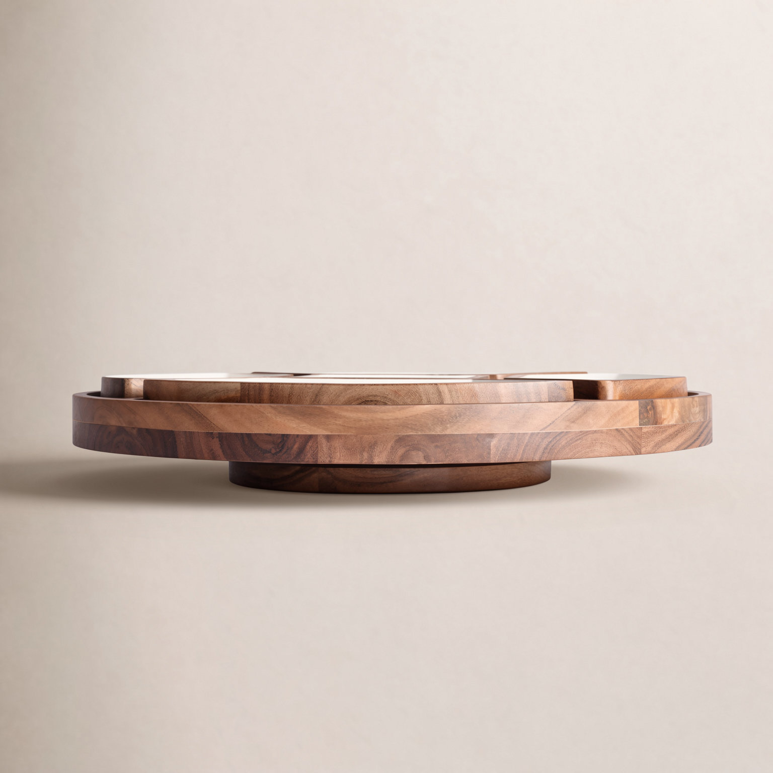 Acacia Wood Condiment Lazy Susan