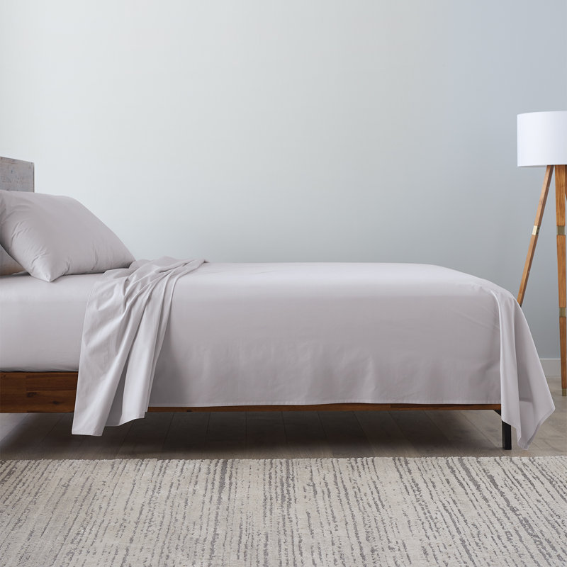Cozy Touch Microfiber Sheets, Full, Silver