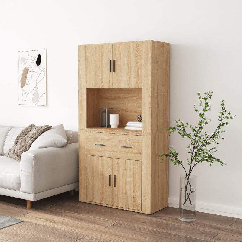 Vidaxl 80cm Sideboard, Beige
