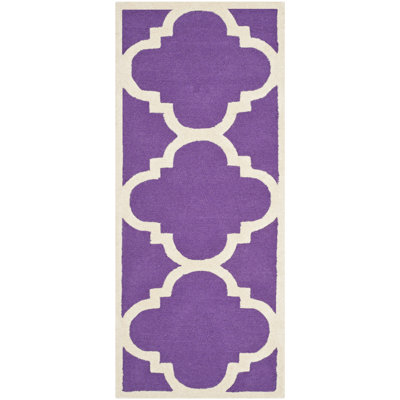 Tapis en laine touffeté à la main Cannen