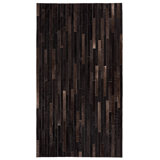 Poseidon Cowhide Striped Area Rug