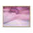 Toile avec cadre flottant brun
