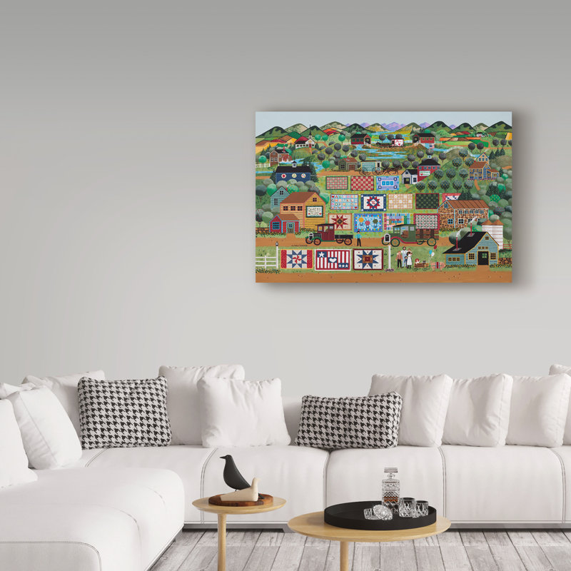 Modern & Contemporary, 22" H x 32" W x 2" D