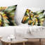  Coussin lombaire abstrait fleur exotique-30735180