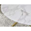 Cesarino Marble Effect Round Coffee Table - Glass Topped Metal Leg Centre Table-1585168954-1579921909