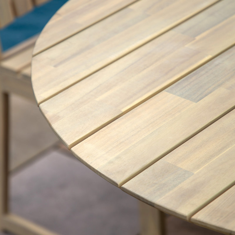 Acacia Oval Solid Wood Dining Table