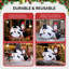 Christmas LED Lights Snowmen Nativity Set