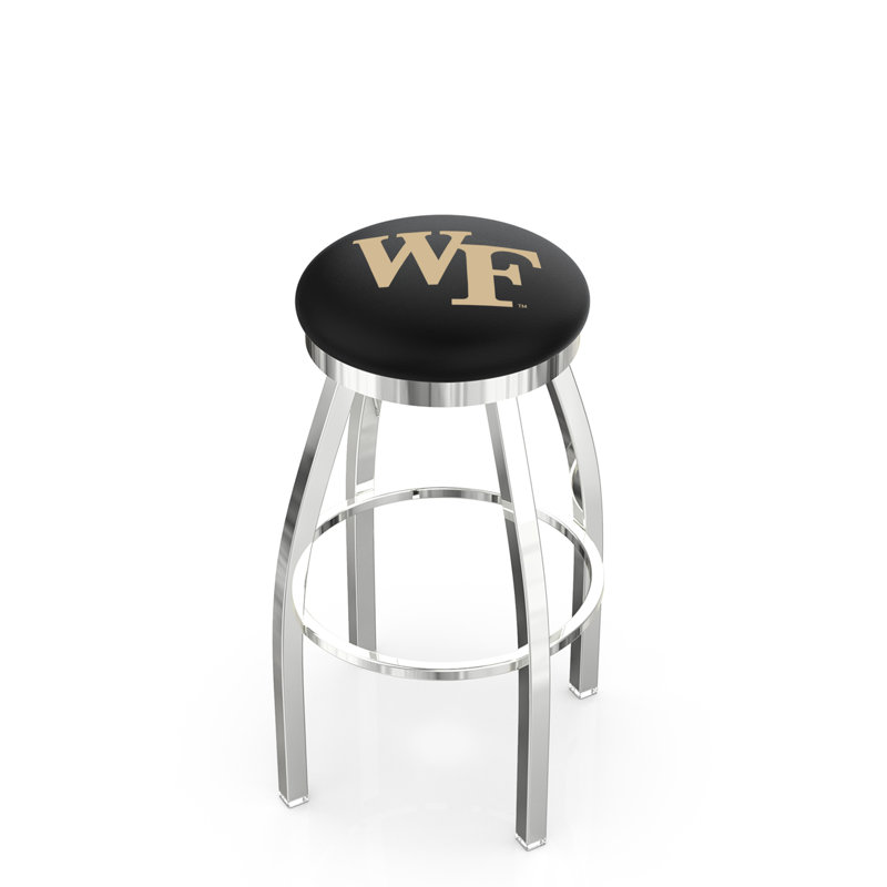 Tabouret tournant 36 "NCAA, Wake Forest, Chrome