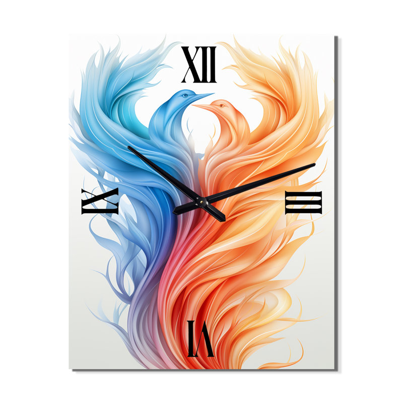 Horloge murale moderne à encre liquide, Très grand