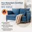 152cm 2 Seater Mordern Upholstered Loveseat Sofa-1237553843