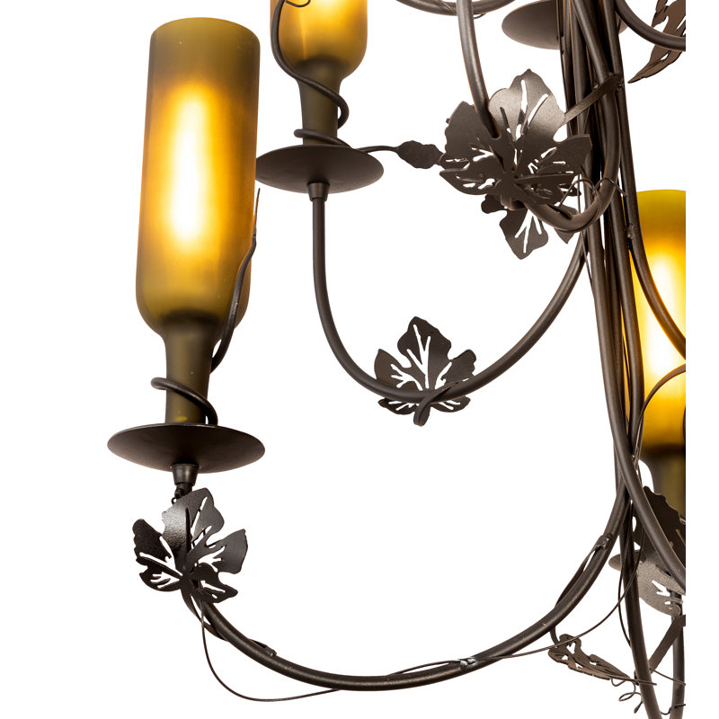 Lustre linéaire 9 lumières spoutnik moderne Grunwald