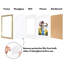 Cadre photo Americanflat - ensemble de 2 - cadre avec passe-partout - plexiglas poli-101177777-101177767
