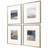 " Rustic Mosaic S/4 " by Reeves 4 - Pieces