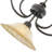 Bunton 3 - Light Leather Crackle Pendant