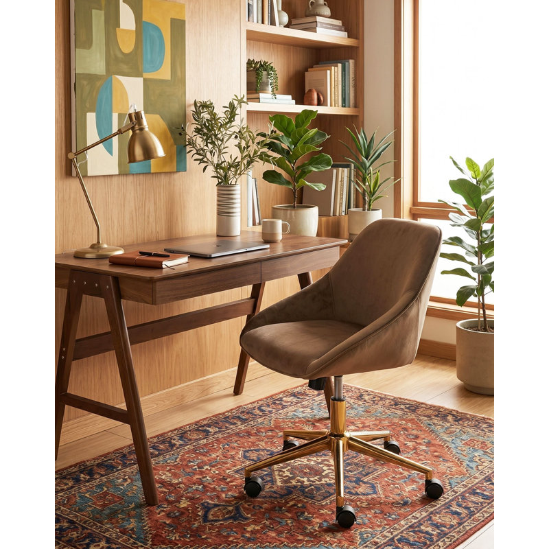 Fairmont Park Velvet Office Chair