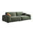 Green Polyester Modular Sofa