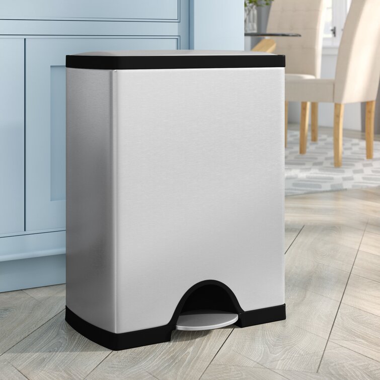 simplehuman 13-Gallon Rectangular Step Trash Can