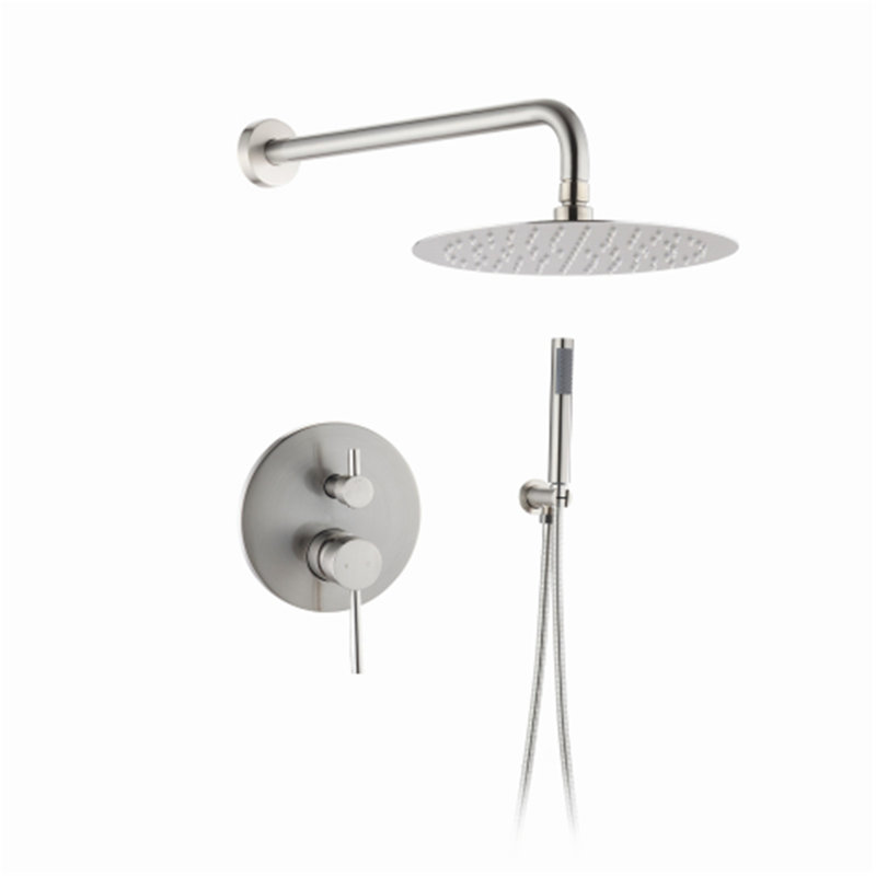 Complete Shower System, Brushed Nickel