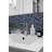 Impressions 1" x 2" Straight Edge Glass Mosaic Tile-75903876