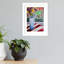 Montpellier Blue Vase And Window Box Framed On Paper by Montpellier Print-1582514927-1582514928