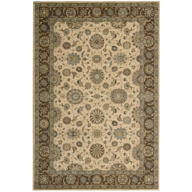 Bardwell Oriental Wool Area Rug, Rectangle 251 x 343cm